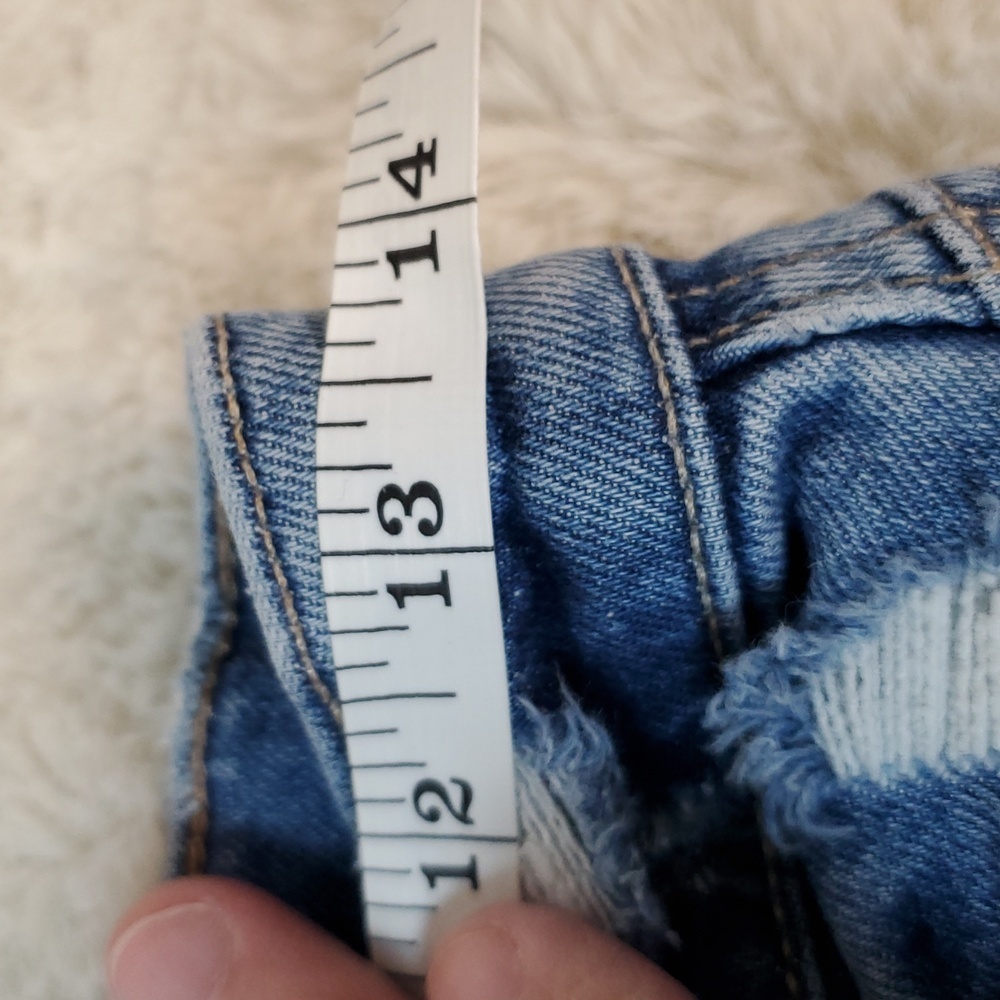 American Eagle Highest Rise 90s Boyfriend 6 Long Distressed - Picture 10 of 12